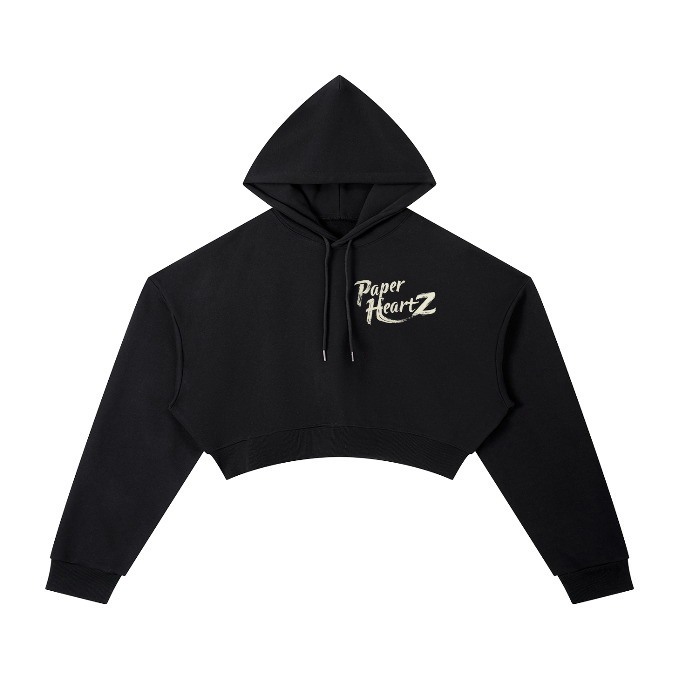 Paper HeartZ Women's Crop Top Hoodie