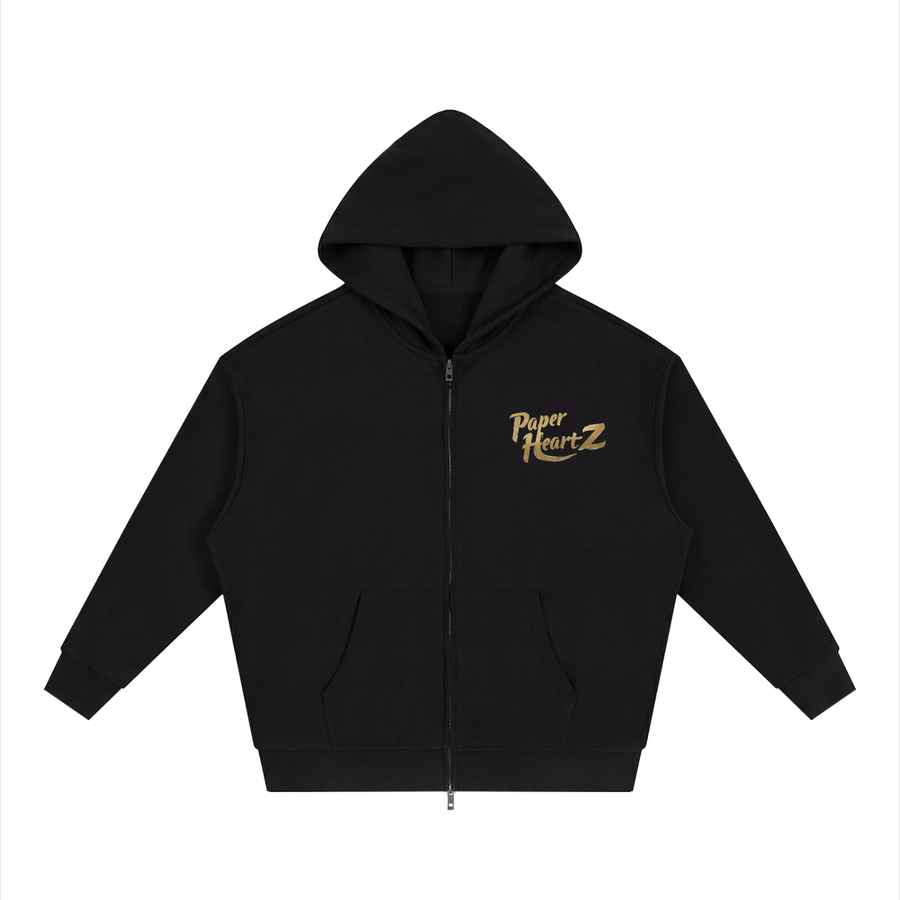 Paper HeartZ Zip Up Hoodie (Unisex)