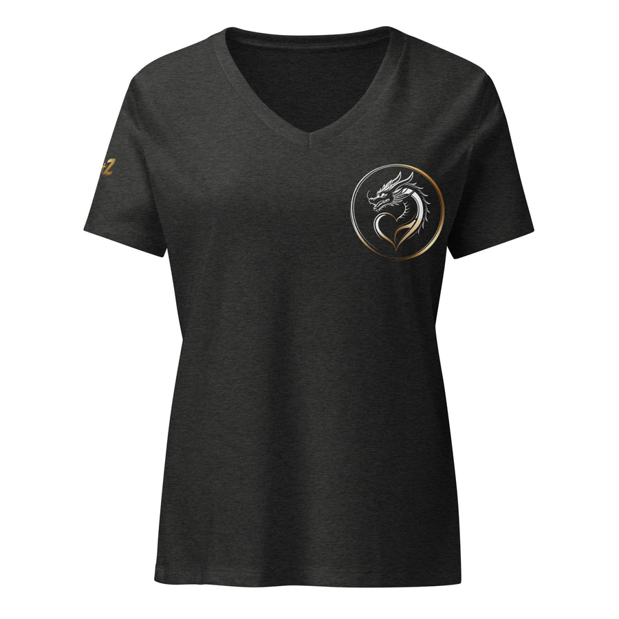 Women’s Dragon Heart V-Neck Tee